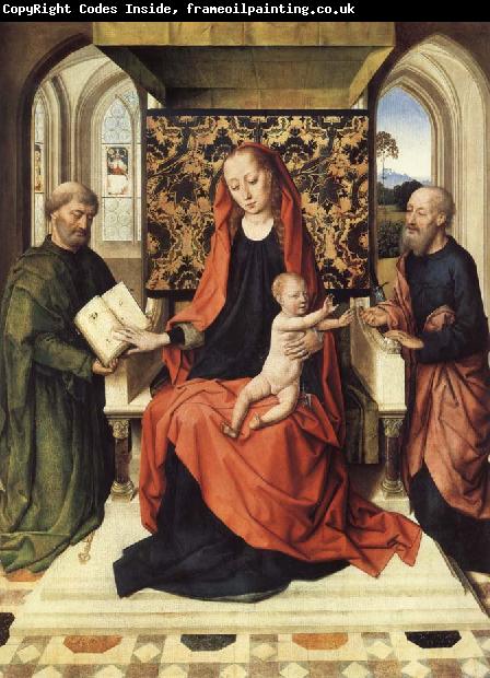Dieric Bouts The Virgin and Child Enthroned with Saints Peter and Paul
